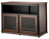 Salamander Synergy 329  A/V Cabinet w/ Two Doors & Center Channel Shelf  (Walnut/Black)