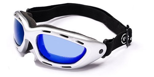 Childrens Toyshop  Sporting Goods : Snow Goggles & Care Kit Skiing Snowboarding All Winter Sports Silver Sky