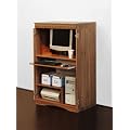 446: Computerschrank- PC Schrank- walnu� mdf - made in BRD -