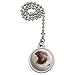 GRAPHICS & MORE Chocolate Lab Labrador Dog Breed Ceiling Fan and Light Pull Chain
