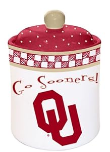 Oklahoma Gameday Cookie Jar