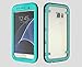 Galaxy S7 Waterproof Case, iThroughTM 7ft(2M) Underwater Case, Swimming Galaxy S7 Waterproof Cover, Dust Proof, Snow Proof, Shockproof, Heavy Duty Full Body Protective Case for Galaxy S7 (Blue)