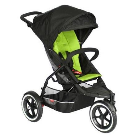 Phil & Teds Explorer - Apple/Black Complete Package - Double Kit, Cocoon, Raincover