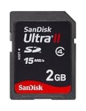 SanDisk 2GB ULTRA II SD Secure Digital Card (SDSDH-002G, bulk package)
