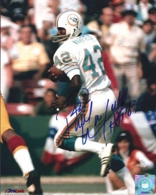 Paul Warfield Autographed Miami Dolphins 8x10 Photo ~ Hall of Famer