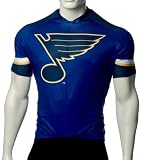 NHL St. Louis Blues Women's Cycling Jersey, Blue, X-Small