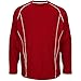 Majestic Youth On-Field Fleece Practice Pullover , Scarlet white , X-Large