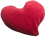 DreamTime Loving Hugs Heart Pillow, Cranberry Velvet