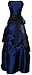 Strapless Taffeta Bridesmaid Prom Holiday Formal Gown Long Dress - M