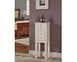 Nathan Direct J1010ARM-SM-W Winnipeg 5 Drawer Jewelry Armoire - WHITE