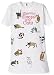 She Who Sleeps with Cats Sleep Shirt - White