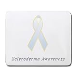 Scleroderma Awareness Ribbon Mouse Pad