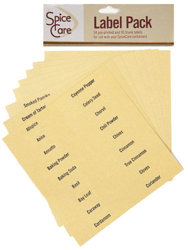 SpiceCare Label Pack