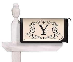 Monogram Magnetic Mailbox Cover - Y