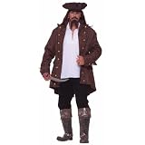 Pirate Ship Captain Costume Adult Plus Size XXXL