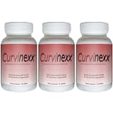 CURVINEXX (3 Bottles) - Natural Breast Toning and Firming Supplement. Lift, Firm and Enhance your Bust Naturally for Rounder, Fuller, Perkier Breasts. Safe and Effective Female Enhancement