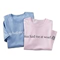 Pink You had me at Woof SASSY T Shirt - Xlarge