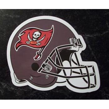 Tampa Bay Buccaneers Helmet Logo NFL Car Magnet (Quantity of 1)