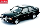 Review Sun Star  / Diecast Model Ford Escort XR3 (1981) in Black (1:18 scale)