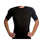 Beach Depot UPF 50+ Men's Short Sleeve Rash Guard Shirt - Black