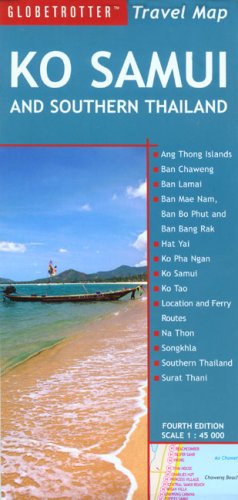 Ko Samui and Southern Thailand (Globetrotter Travel Map)