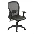 Screen Back Leather Chair By Office Star