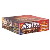 MuscleTech Meso-Tech Meal-Replacement Energy Bar, Peanut Butter Chocolate , 12 - 3.0 oz bars [36 oz]