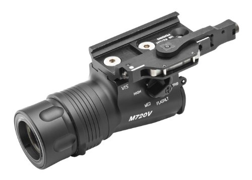 Surefire M720V RAID WeaponLight - High Intensity White & Infrared Tactical LED Flashlight 2011 Model (150 Lumens/240 mW) M720V-BK Black Surefire M720V RAID WeaponLight - High Intensity White & Infrared Tactical LED Flashlight 2011 Model (150 Lumens/240 mW) M720V-BK Black