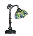 19H Tiffany Honey Locust Bridge Arm Desk Lamp