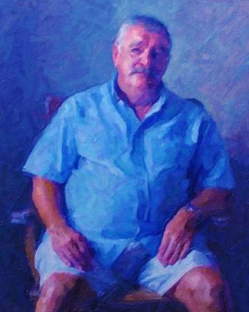 Custom Order #WB-0ZB, Oil on Canvas, Custom Painting of The Person You Love, For 1 Person of Customer's Choice, Style: Expressionism, with Signature Text 
