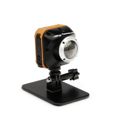 Chilli Technology Sports Pro Action Camera/Headcam - Orange/Black