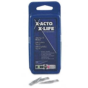 X-Acto-X611-11-Blades-for-X-Acto-Knives-Bulk-Pack-100-Blades-per-Box
