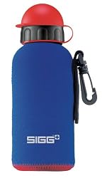 Sigg Neoprene Pouch for Kids Water Bottles (0.4-Liters, Blue)
