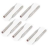 uxcell ドリル ビット フライス 0.4ミmm ヒント 7mm長 フルート 回路基板 10個