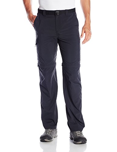 Columbia Men's Silver Ridge Convertible Pant, Black, 32x32