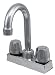 4 Bar Faucet, Compression Stems, Chrome Finish