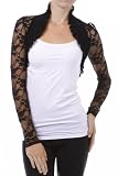 New Hot Fitted Party Cocktail Long Sleeve Floral Ruffle Sexy Lace Shrug Crop Jacket