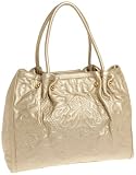 SR Squared By Sondra Roberts Metallic Trupunto Tote