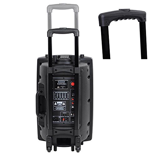 aw portable 1200w active pa speaker