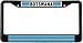 Botswana Batswana Flag Black License Plate Frame Metal Holder