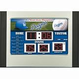 Los Angeles Dodgers MLB Scoreboard Desk & Alarm Clock