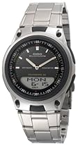  Casio Men's Ana-Digi 10-Year Battery Bracelet Watch #AW80D-1AV