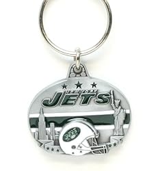 NFL Team Design Key Ring - New York NY Jets