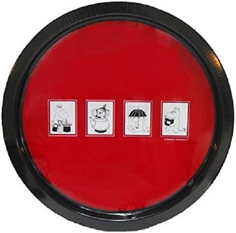 Moomin Family Round Kitchen Food Serving Cake Tart Pie Metal Tin Tray D-32cm