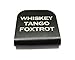 Morale Tags Whiskey Tango Foxtrot Hat Clip for Tactical Patch Caps (Black)
