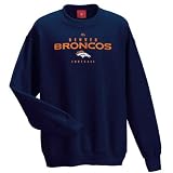 Denver Broncos Navy Critical Victory Crewneck Sweatshirt