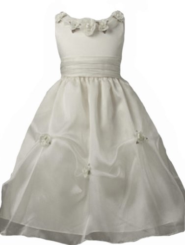 Divine New Flower Poufy Flower Girl Dress (3 Colors Available) 2 to 12 Girls