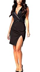 Sexy Sleeveless  Shirt Bodycon Dress/Jumpsuit 