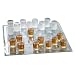 Crystal Clear Shot Glass Checkers Bar Game Set