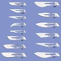 Non-Sterile Scalpel Blades, Blade Number : 10A [per Box/100]
